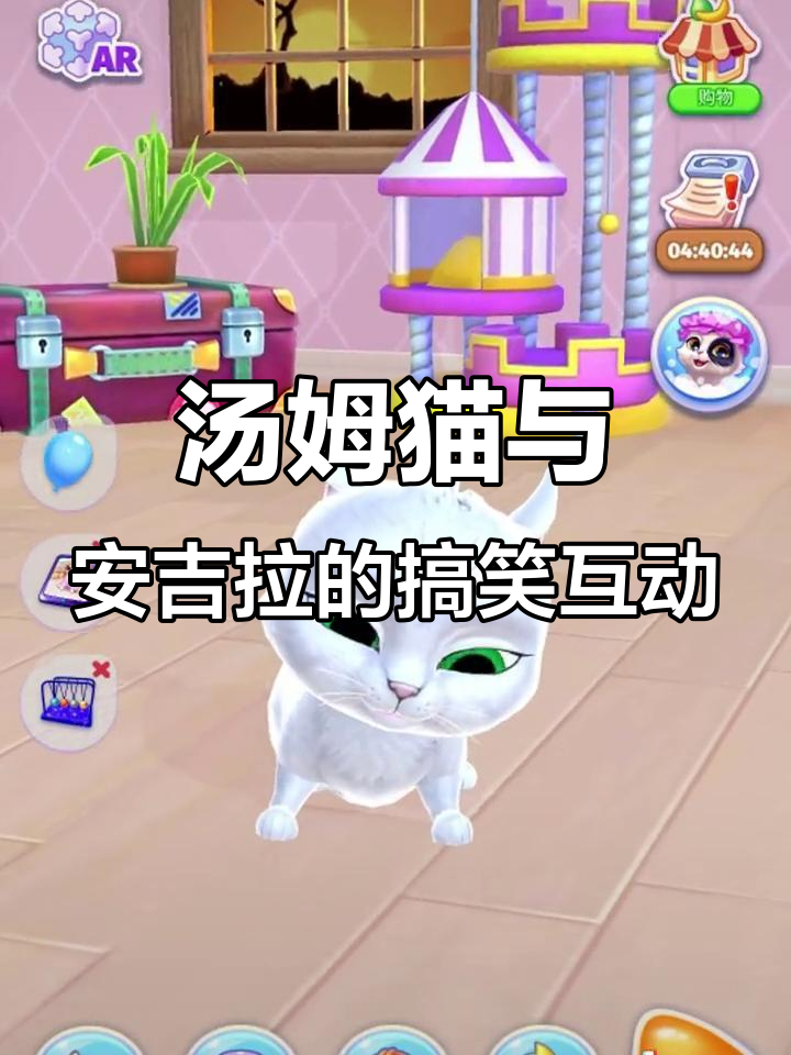 安吉拉和汤姆猫的趣味对话,笑点满满