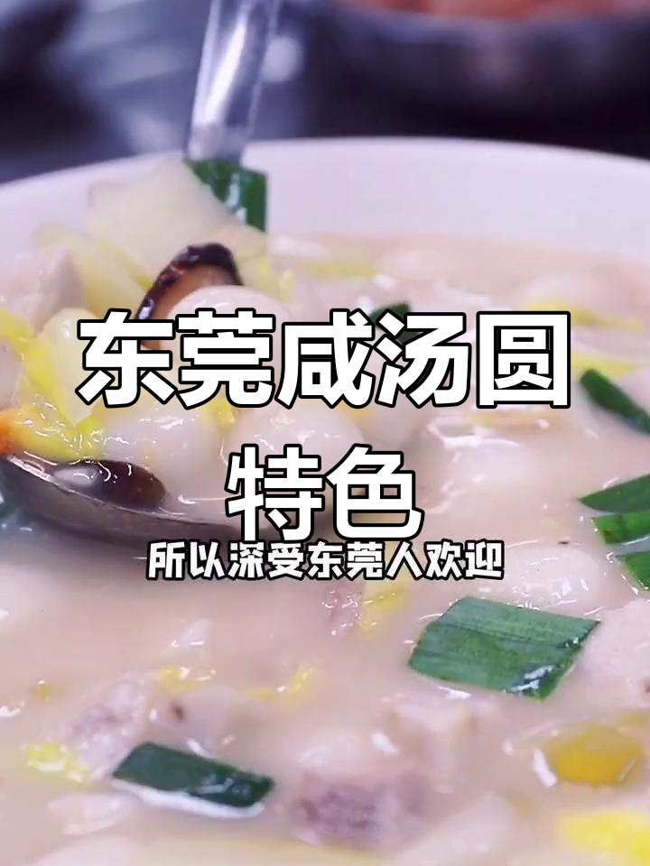 东莞传统咸汤圆,鲜美高汤提升口感