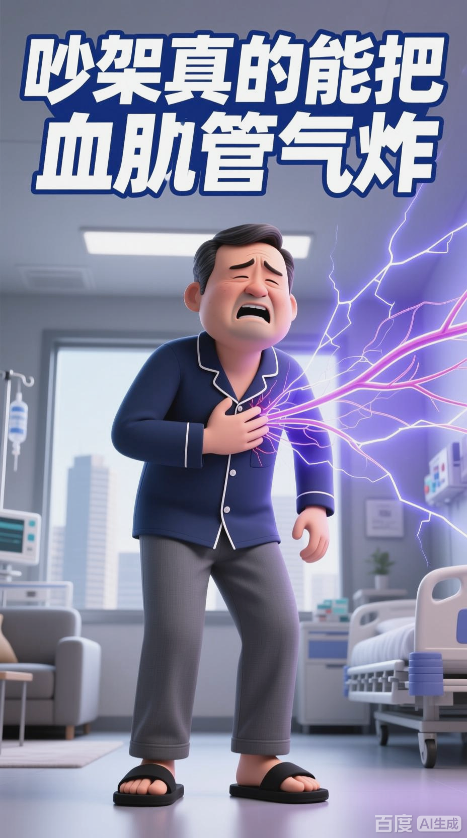 吵架气炸血管？3D卡通揭秘