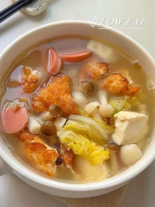 鲜香味美丨好喝的停不下来的三鲜菌菇汤