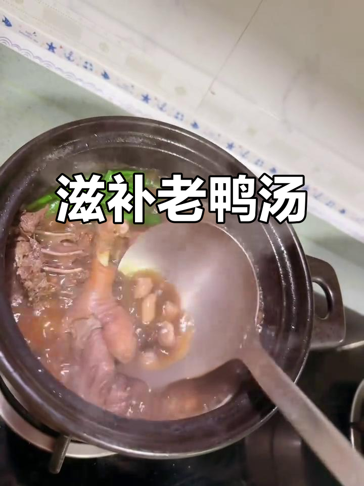 婆婆养的肥鸭,茶油煎炒煲汤,清爽又滋补,味道绝佳!