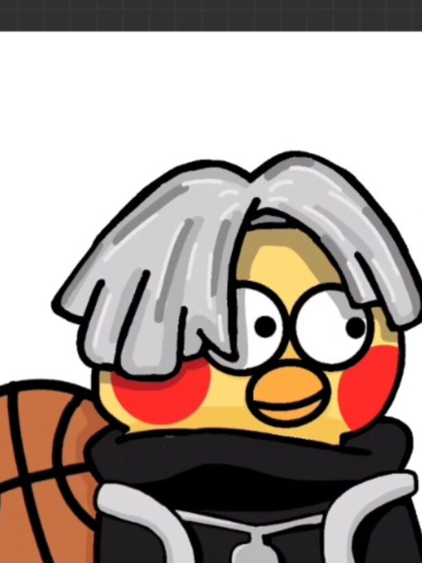 鸡你太美绘画过程