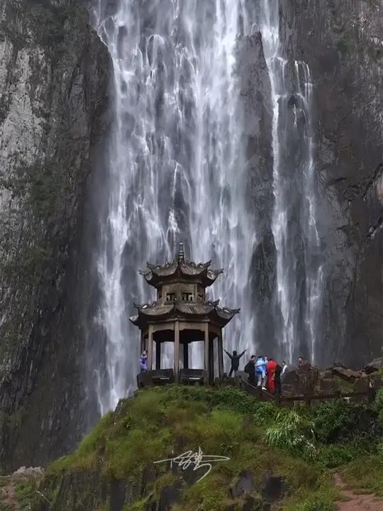 原来古人真的是写实派啊 百丈漈 旅行 摄影 瀑布 温州