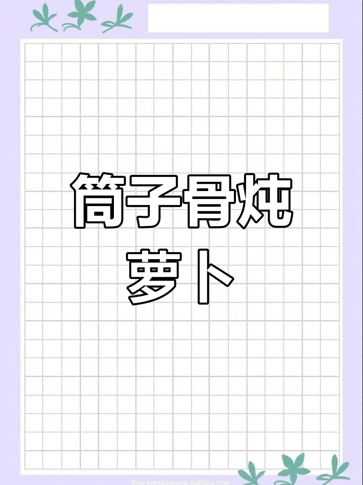 冬季暖心炖萝卜,汤鲜味美