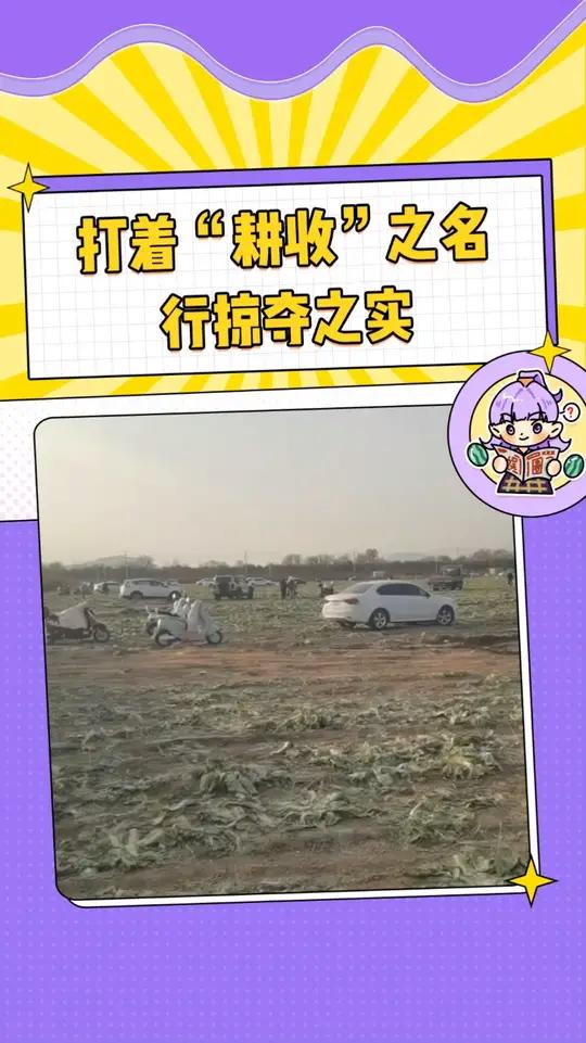 你们的快乐是建立在菜农的痛苦之上(CR: )