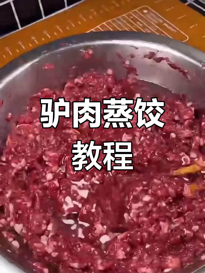 春季养生:驴肉蒸饺的做法
