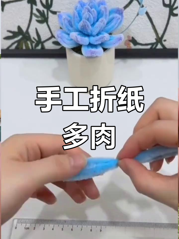扭棒多肉小盆栽制作教程,轻松打造个性化植物造型