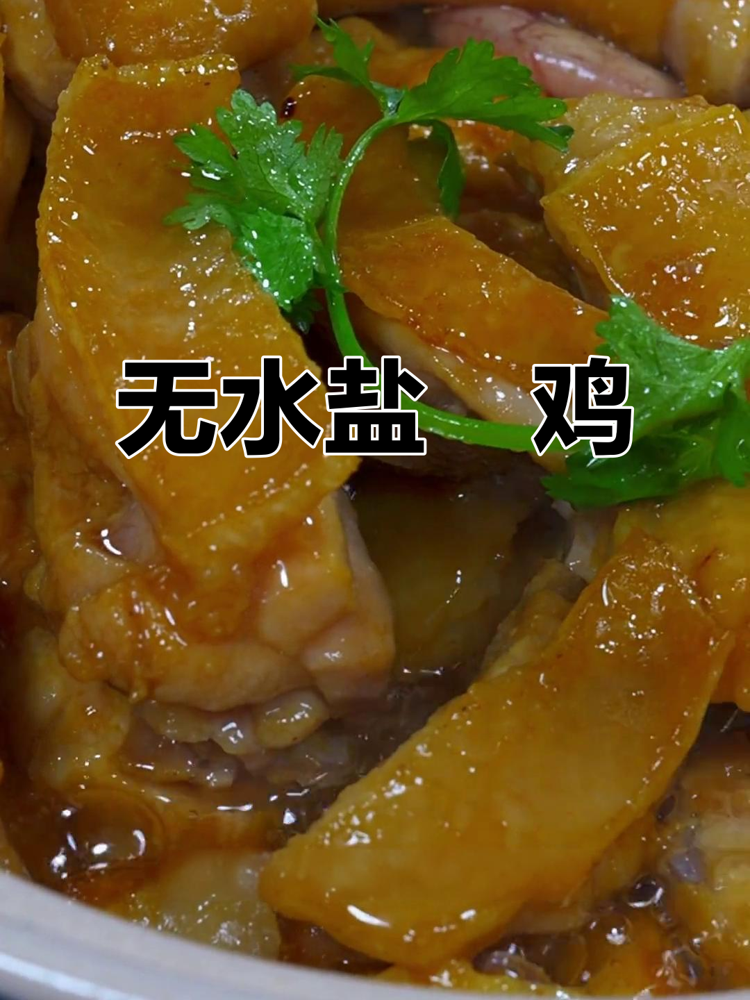 砂锅盐焗鸡煲，零水无油更美味