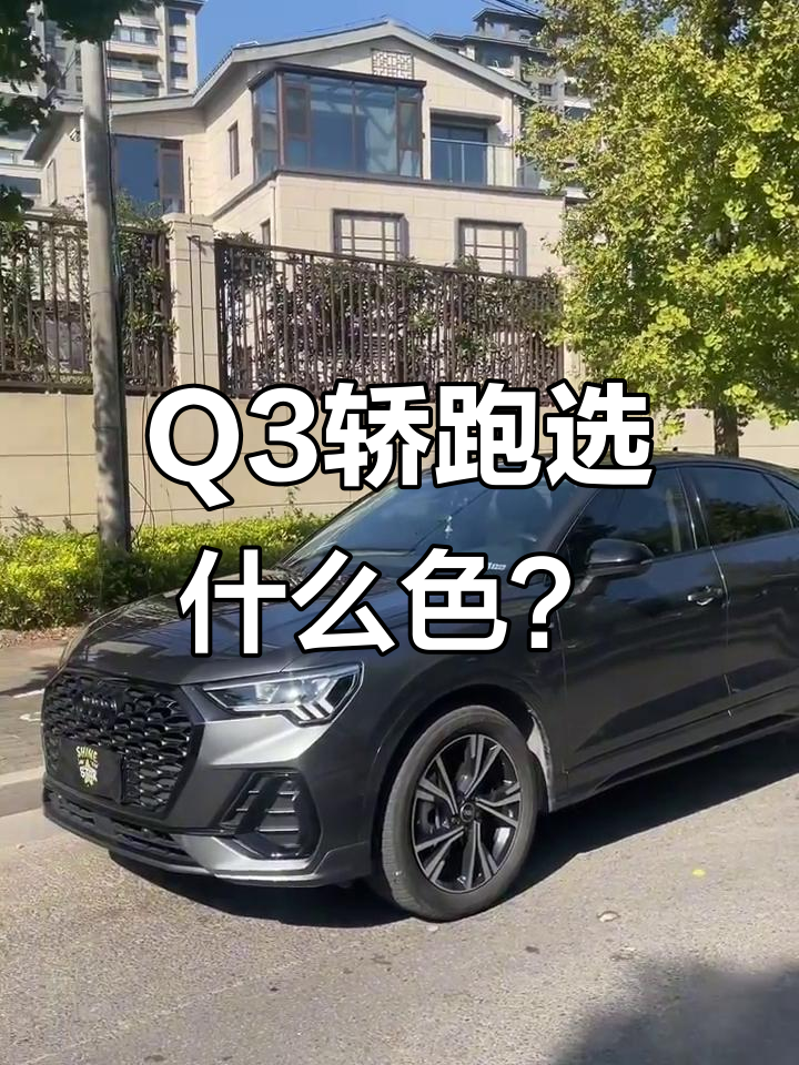 奥迪Q3轿跑颜色选择指南，天云灰最耐看！