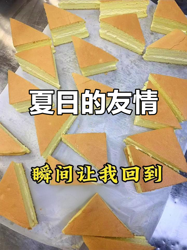 夏日回忆,她递来一块变形蛋糕,友谊从此开始