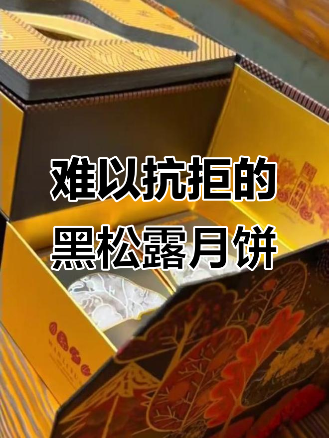 黑松露月饼的独特魅力,香港万利园带你体验