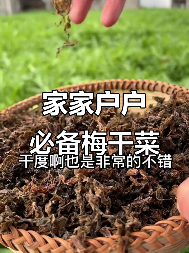 绍兴梅干菜,雪里蕻的独特风味