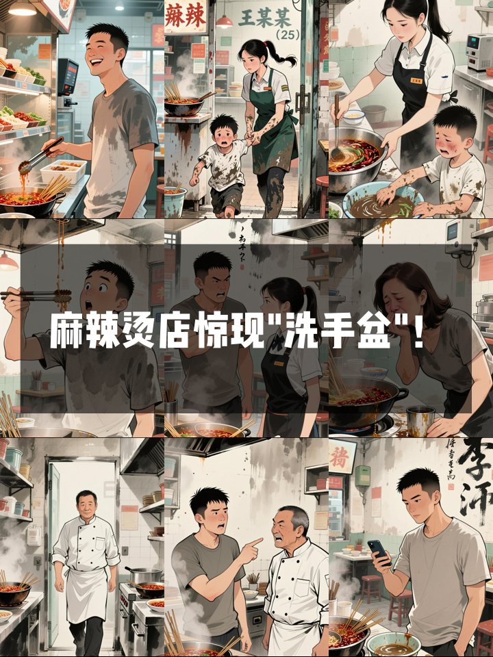 这碗麻辣烫还怎么吃得下去？选菜盆竟成洗手盆！