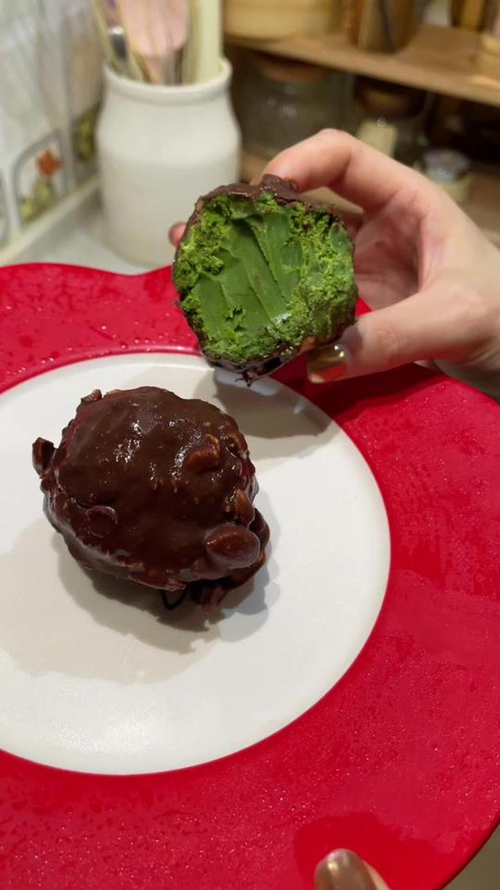 梦龙脆皮抹茶生巧奶酪球，想了好几个名字