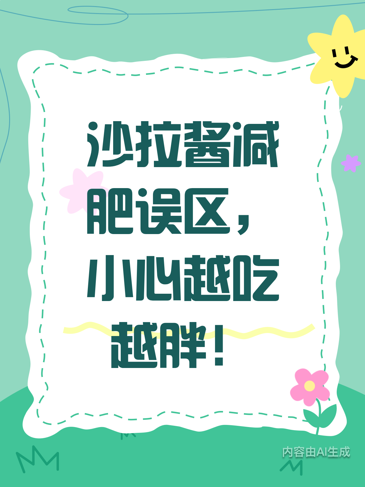 沙拉酱减肥？别越吃越胖啦！