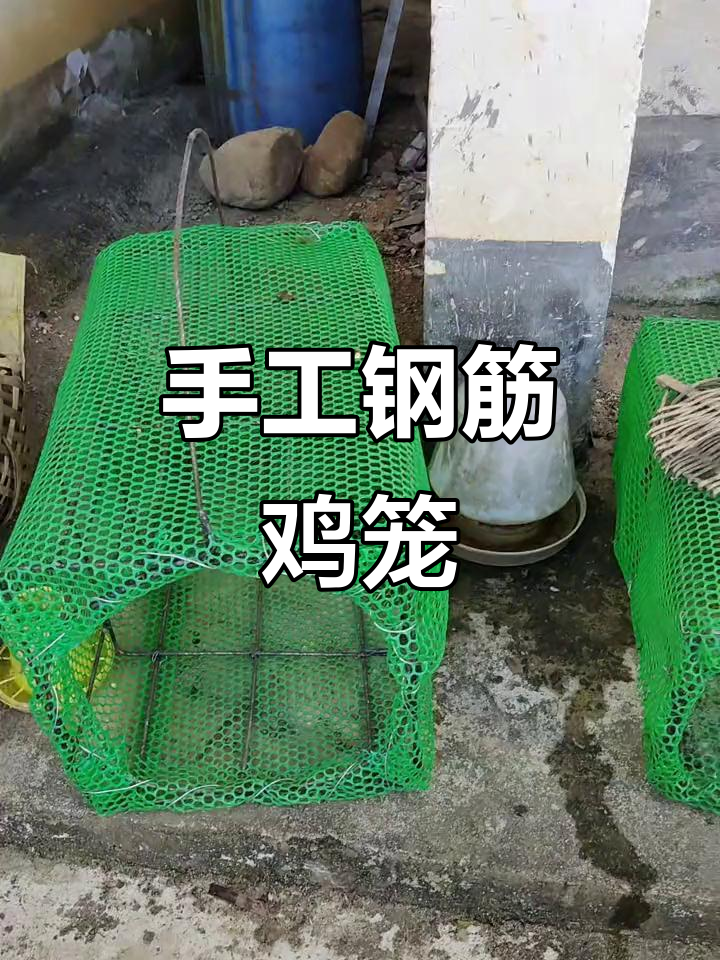 自制钢筋鸡笼,打造结实耐用养殖设备