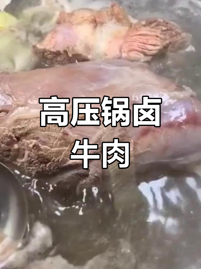 卤牛肉做法大揭秘,高压锅轻松搞定!