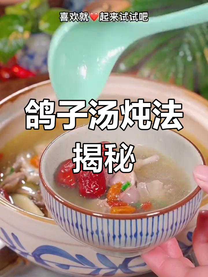 炖鸽子汤的秘诀:别焯水,加黄酒和松茸菌菇包更鲜美