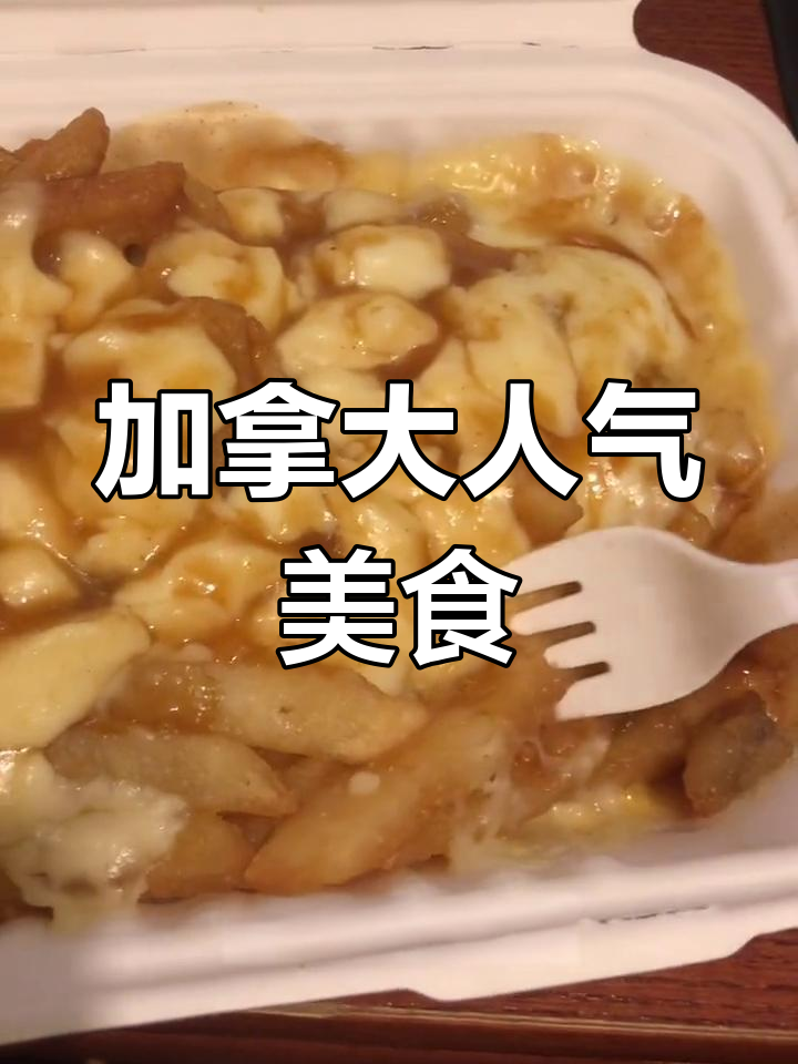 加拿大特色小吃:肉酱薯条与芝士