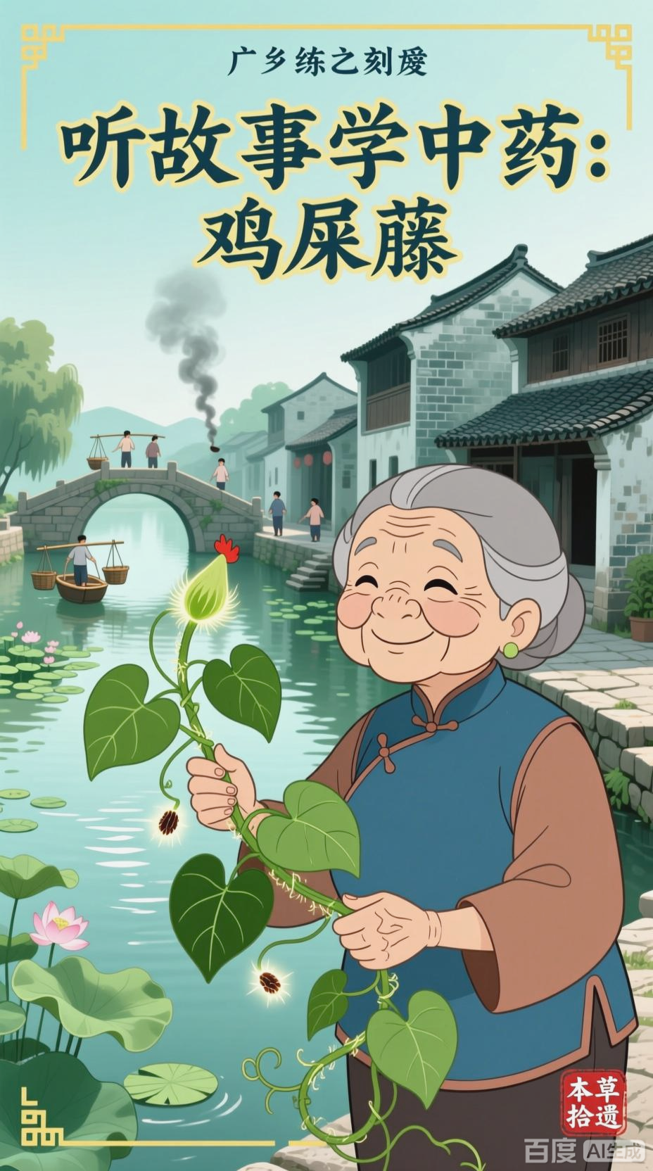 听故事学中药：鸡屎藤的传奇