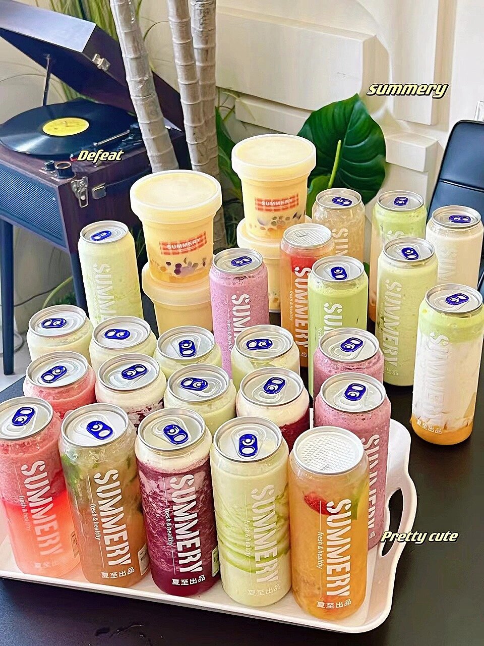 PET易拉罐网红奶茶杯瓶罐工厂定制