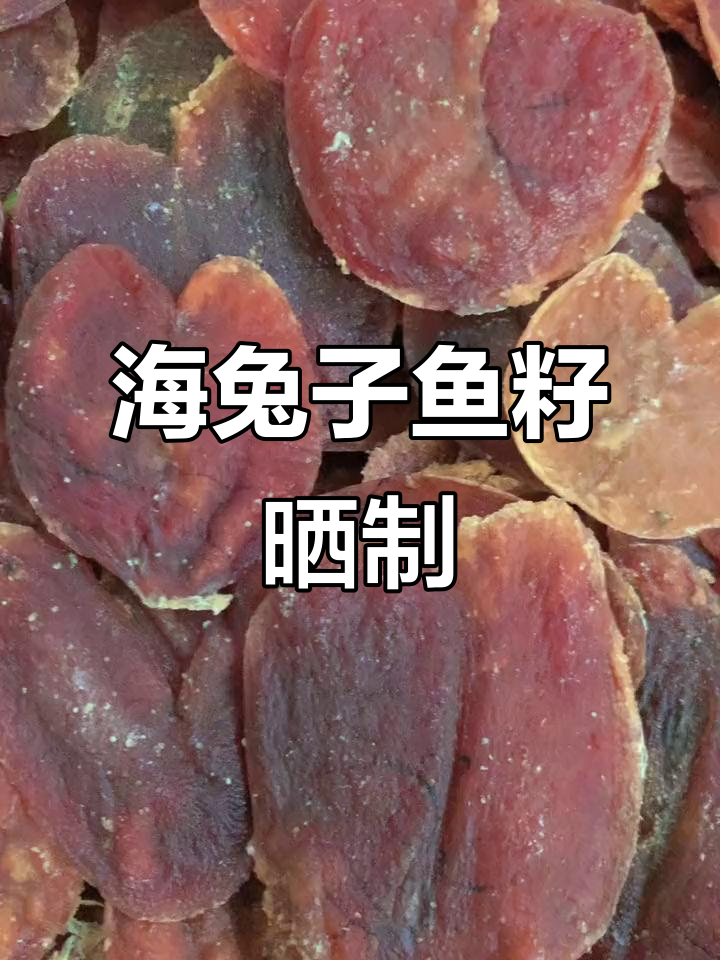 冬季海捕马哈鱼籽,淡干无盐晾晒,营养满满