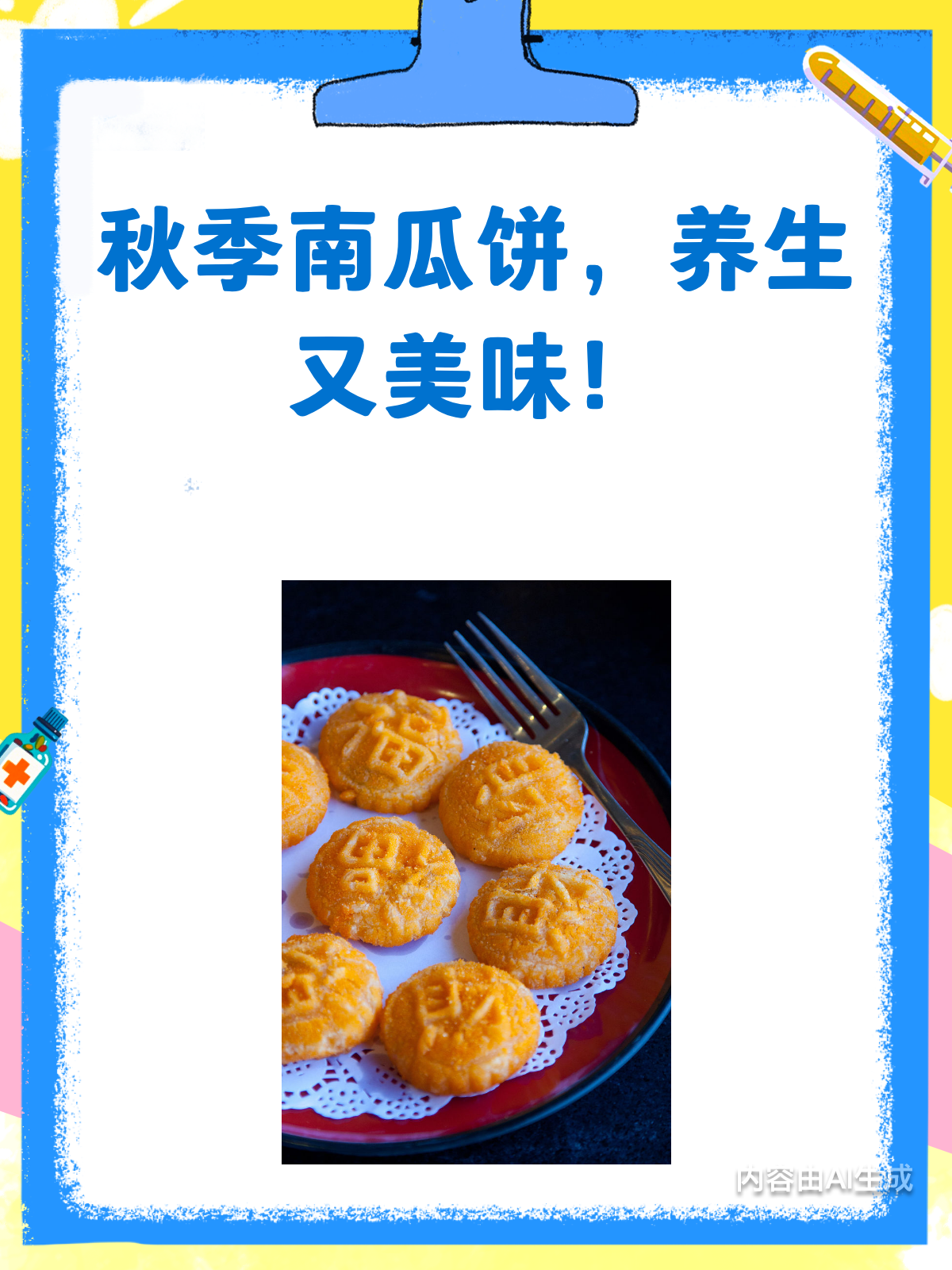 秋季吃南瓜饼,养生又美味!