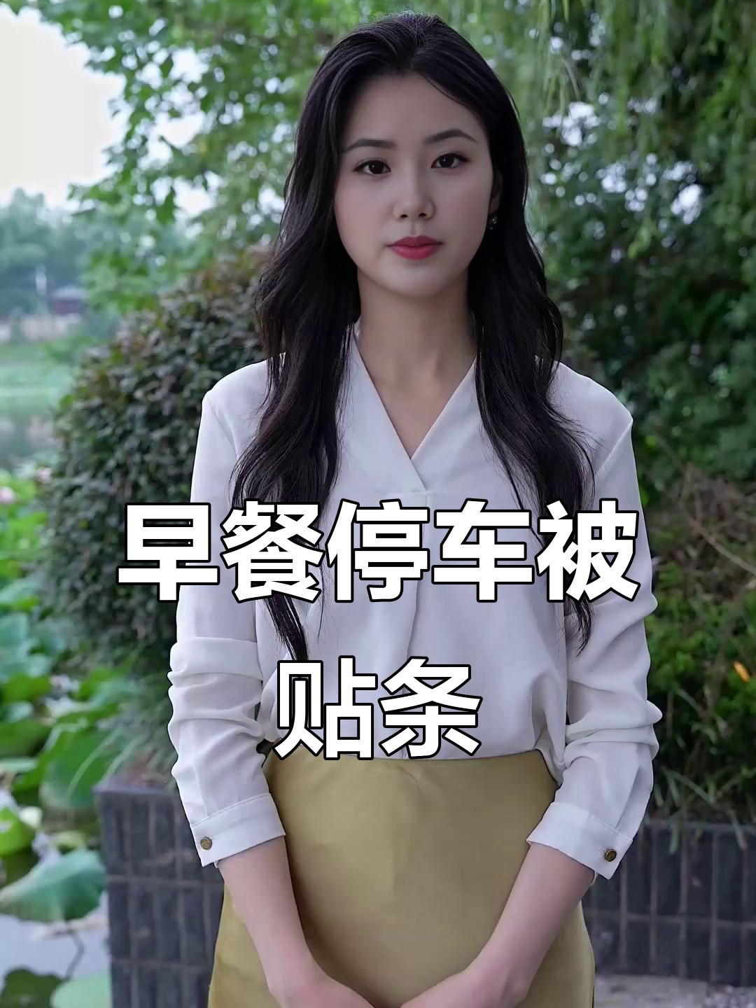 早晨买早点停车被贴条,司机与执法人员“对话”引热议