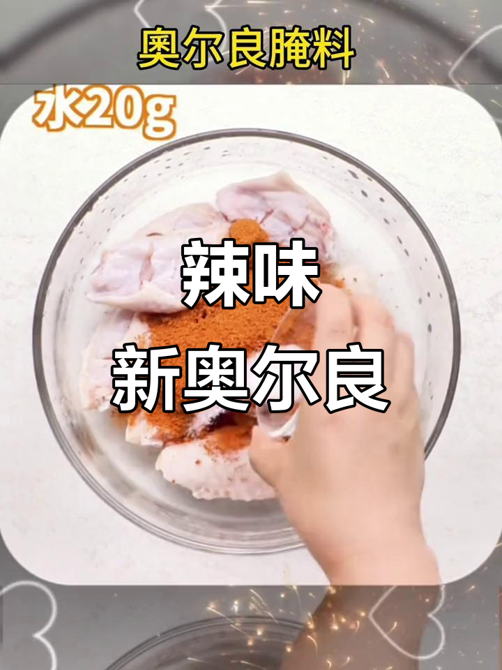 新奥尔良风味腌料,辣味十足,适合烤肉、炸翅等多种烹饪方式
