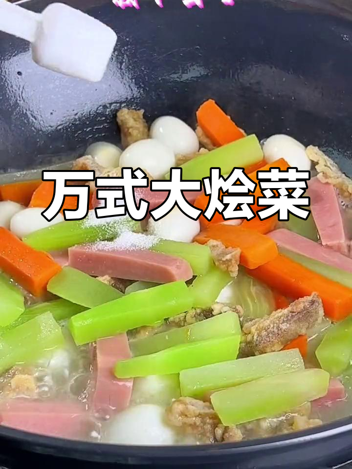 营养满满的万式烩菜,家常做法轻松学