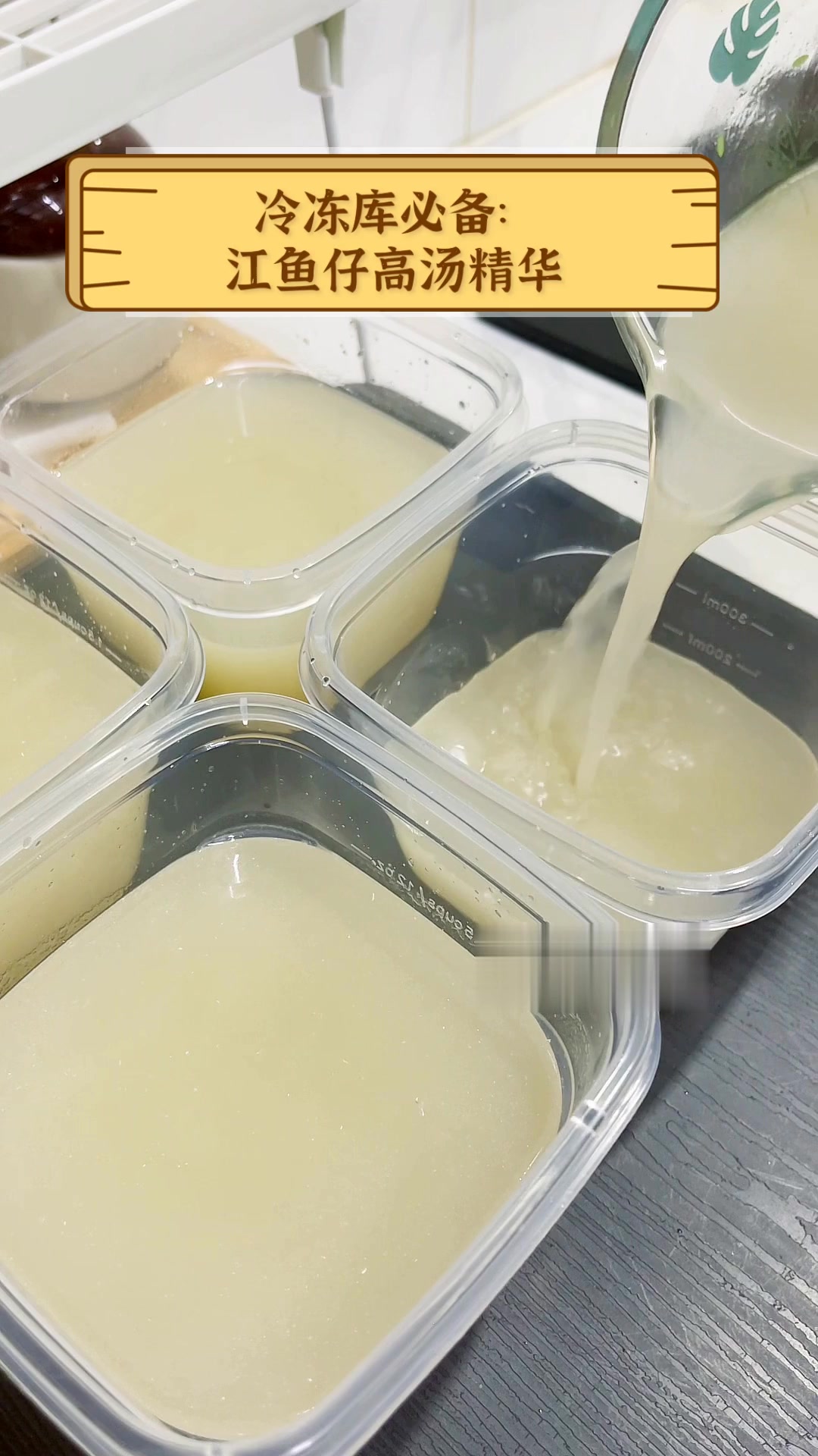 冷冻库必备:江鱼仔高汤精华