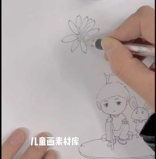 绘画过程分享 带你走进漫画世界 动漫人物绘画 原创作品 儿童画素材库