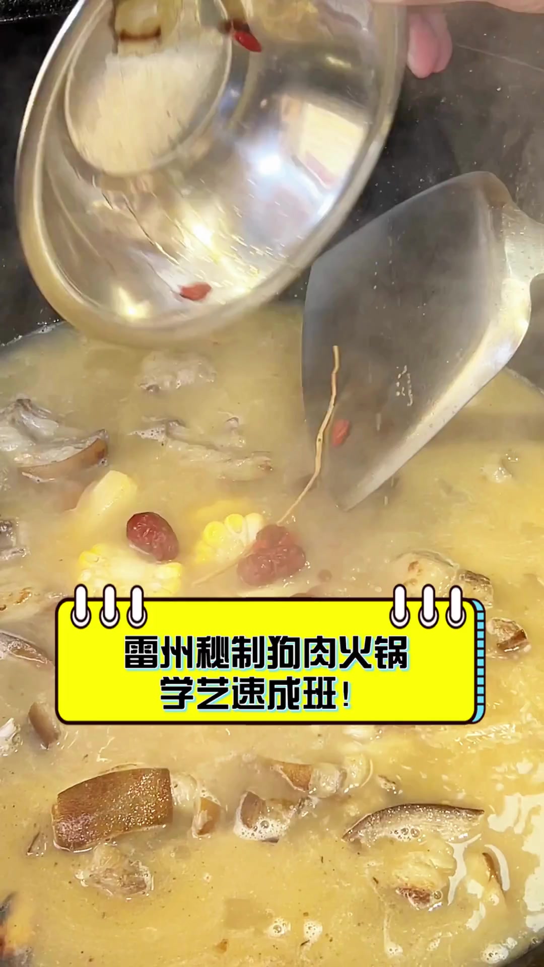 雷州秘制狗肉火锅,学艺速成班!