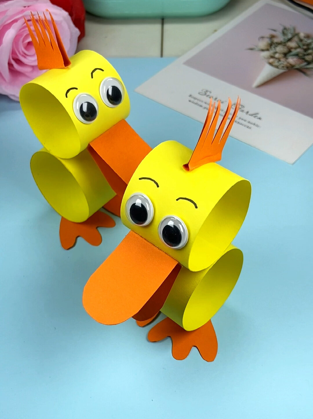 小黄鸭手工