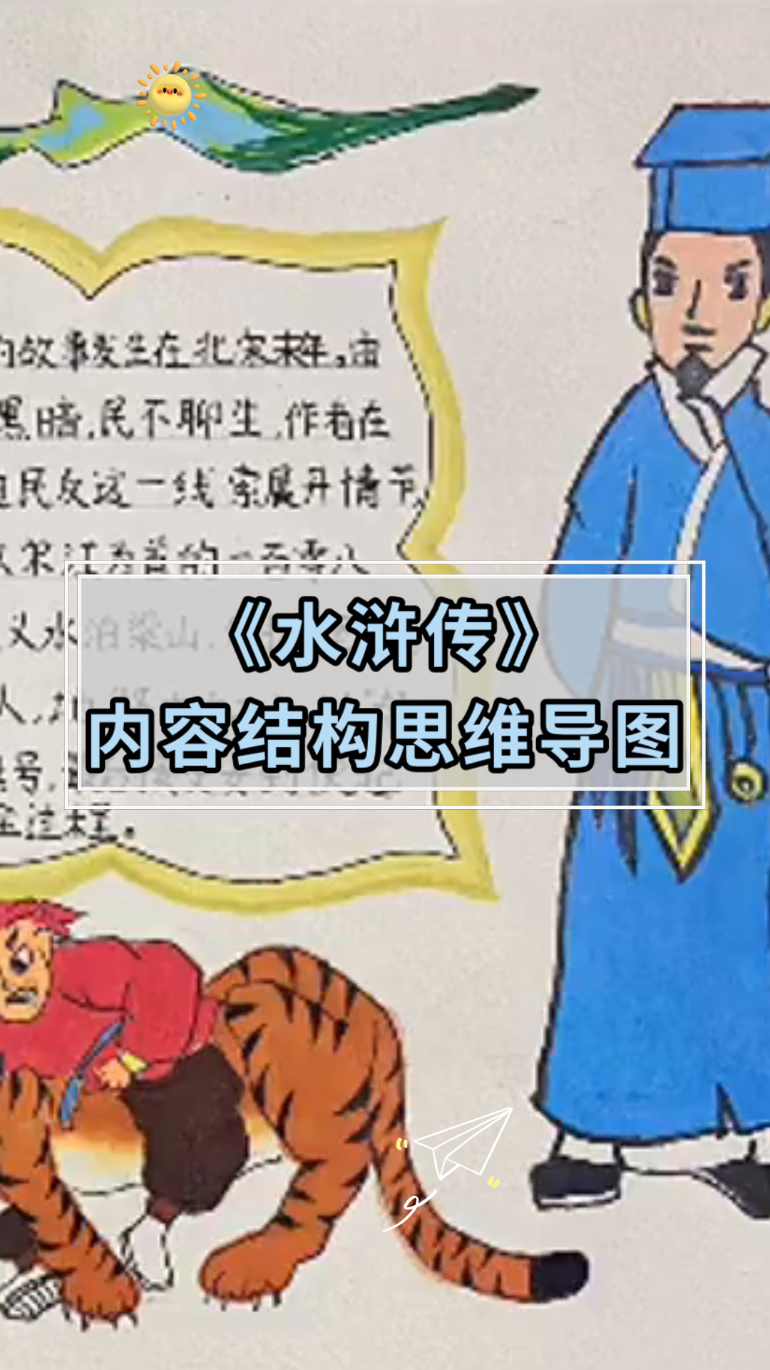 《水浒传》内容结构思维导图
