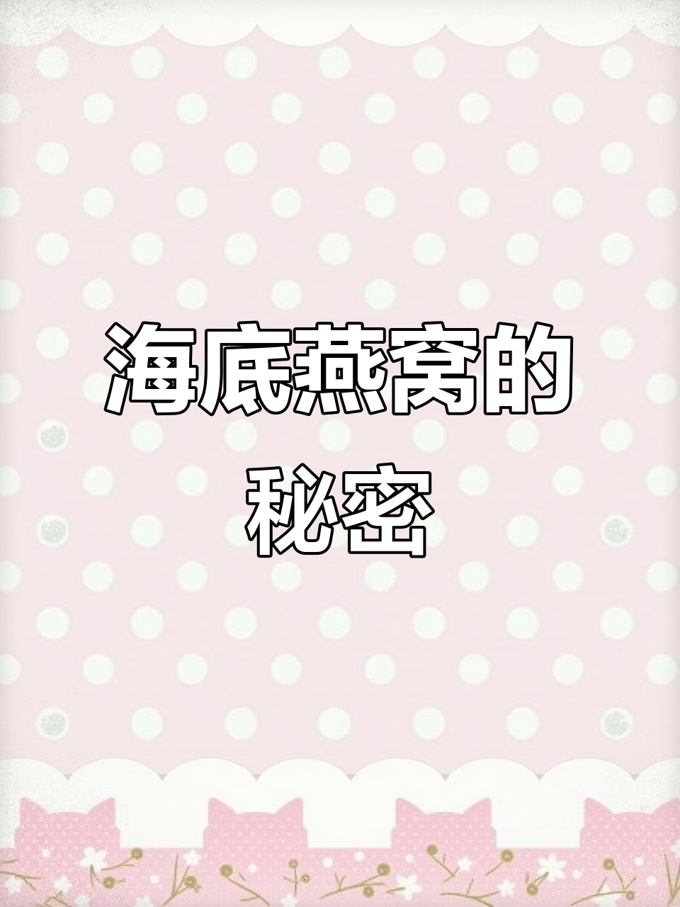 野生海底燕窝,赤菜珍品揭秘
