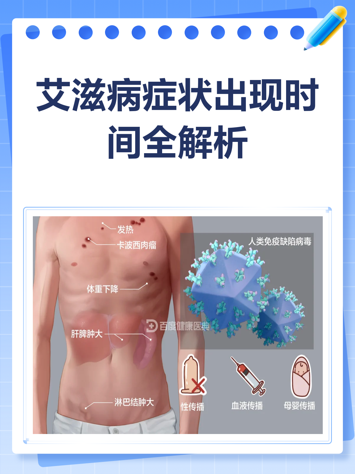 艾滋病多久会“露出马脚”?♀症状时间线大揭秘!
