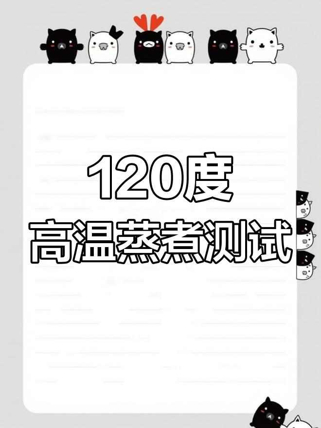 高温蒸煮袋120度一小时实验