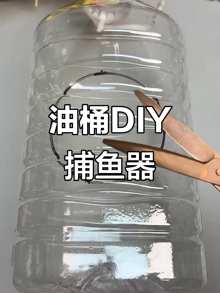 废油桶变捕鱼神器,简单几刀就能抓到好多虾