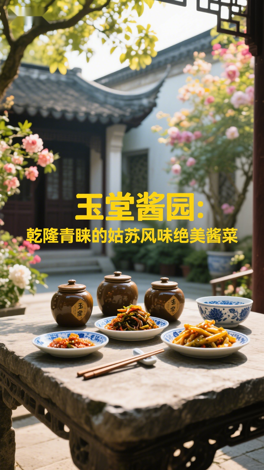 玉堂酱园:乾隆青睐的姑苏风味绝美酱菜