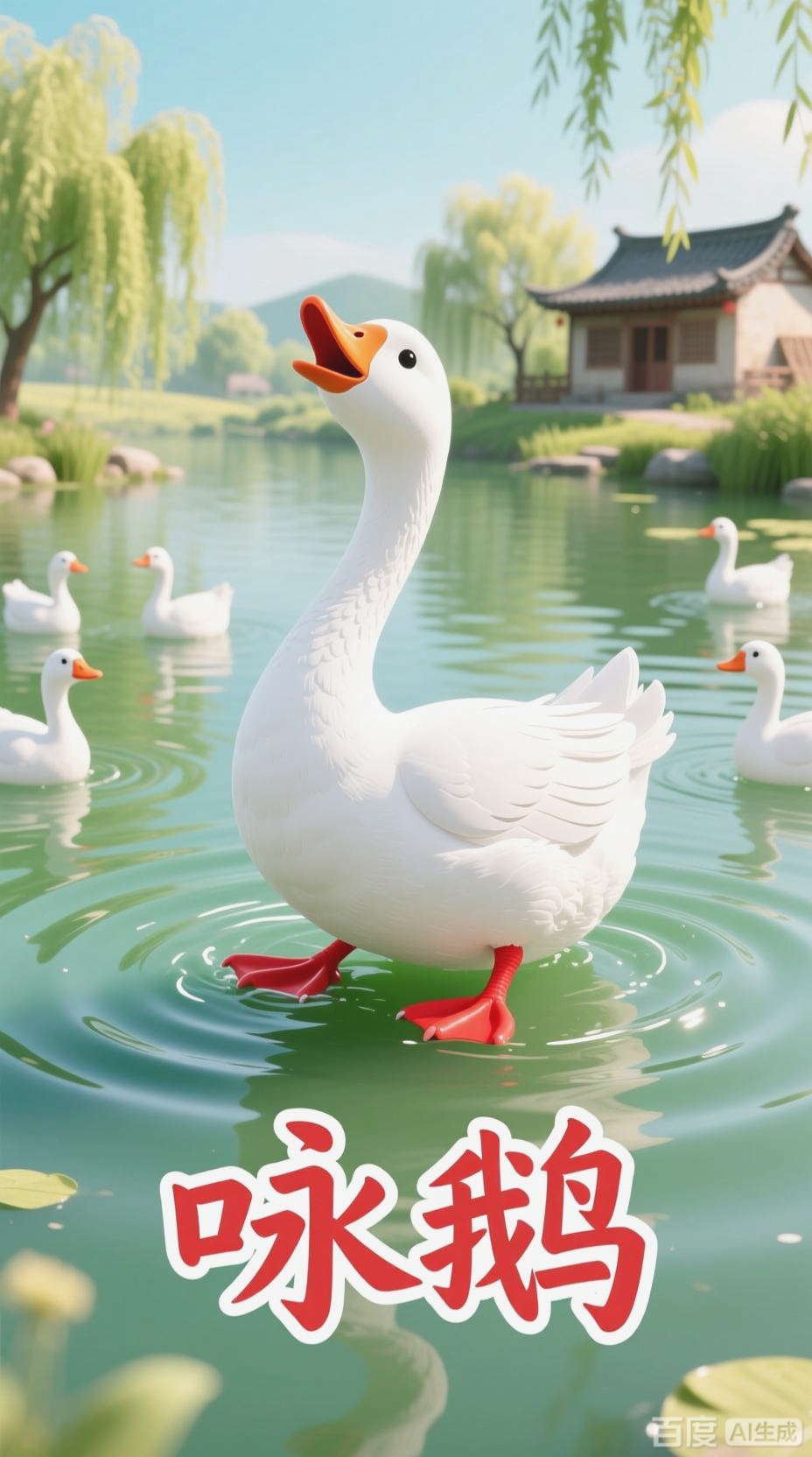 古诗《咏鹅》的诗意解读