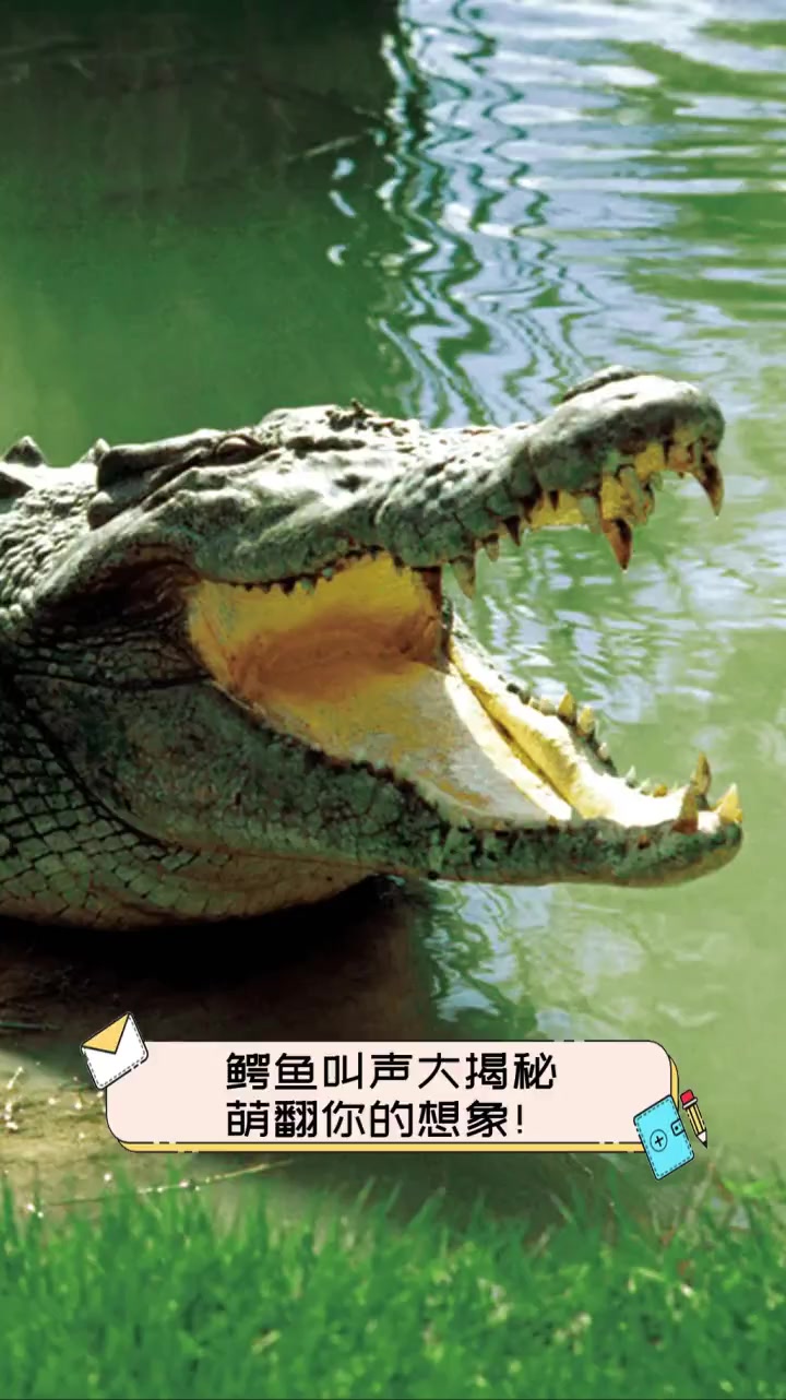 鳄鱼叫声大揭秘,萌翻你的想象!