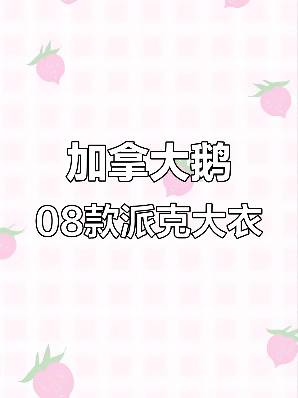 加拿大鹅08款远征派克大衣：防寒防水，科考队首选