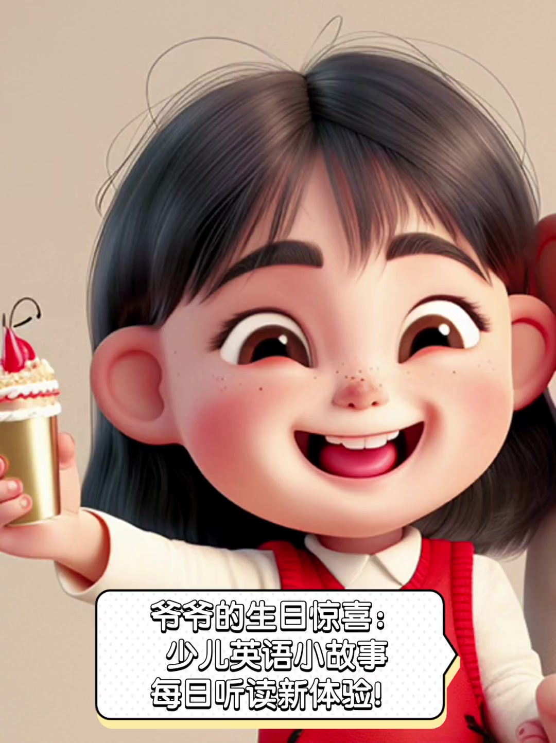 爷爷的生日惊喜:少儿英语小故事,每日听读新体验!