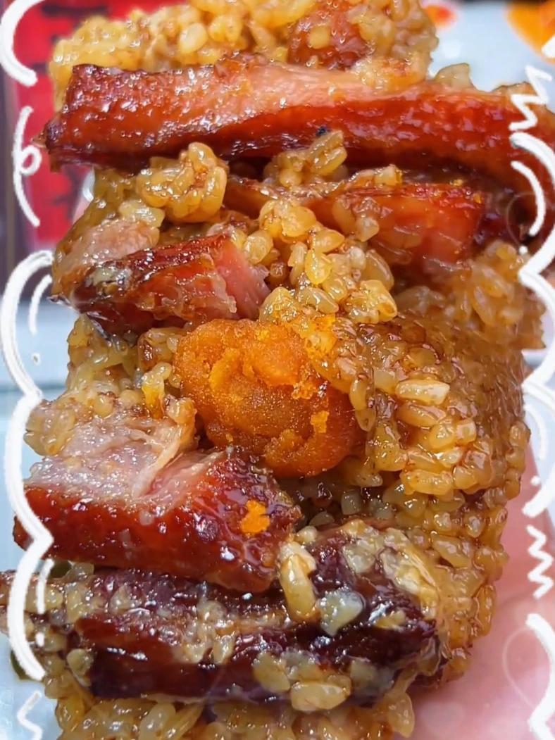 肉粽 嘉兴风味肉粽 粽子 蛋黄肉粽 谁不爱这一口糯叽叽呢 z