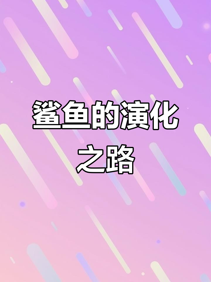 鲨鱼四亿年进化史:从裂口鲨到巨齿鲨的崛起