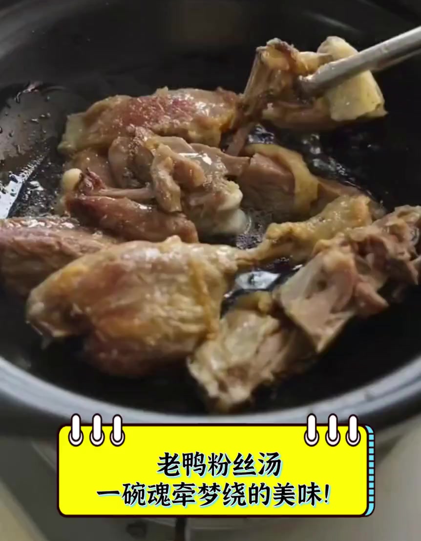 老鸭粉丝汤,一碗魂牵梦绕的美味!