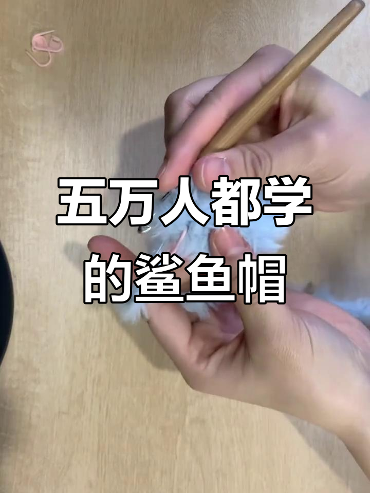 轻松学会鲨鱼帽编织,五万人点赞教程来啦!
