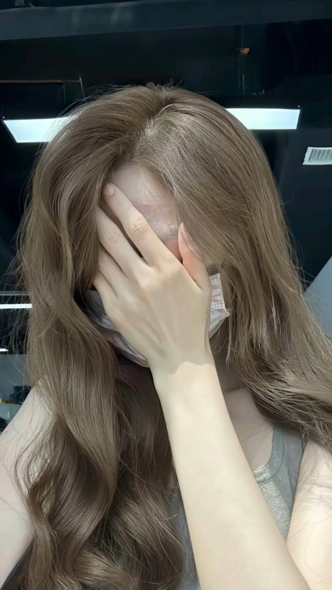 奶茶灰棕色不用漂