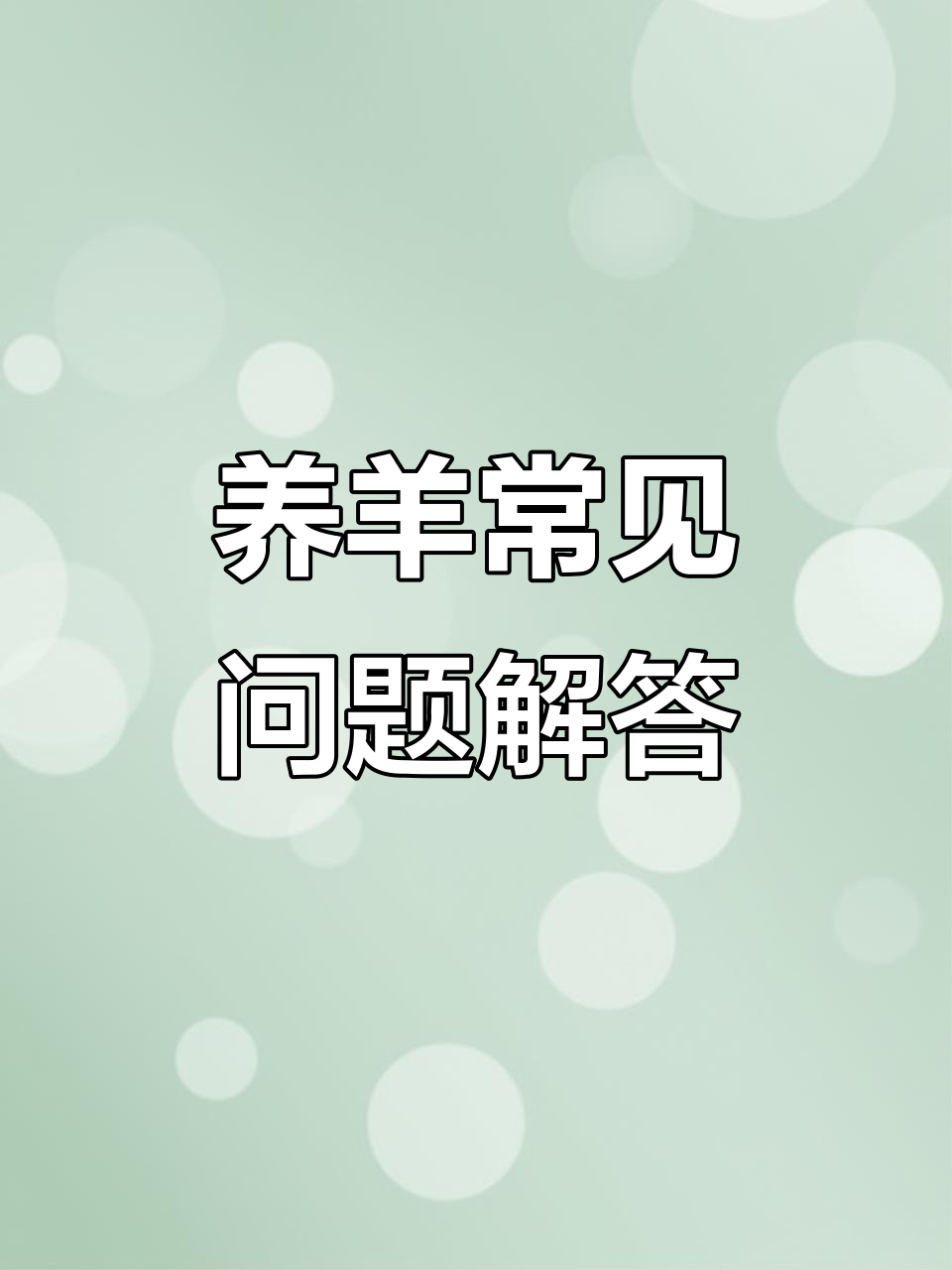 羊脖子长包怎么办?养殖小技巧大公开
